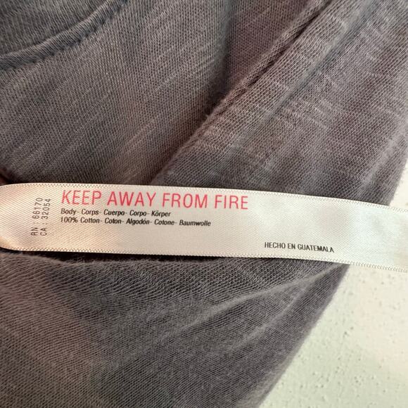 Intimately Free People Women's Sz S Boho Homebody Romper Jumpsuit Vintage Gray￼ - Picture 9 of 13